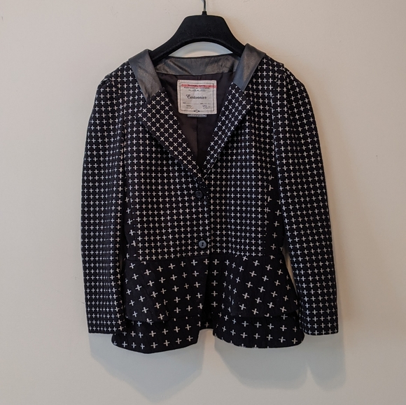 Anthropologie Cartonnier Black Cross Jacket - Picture 10 of 10